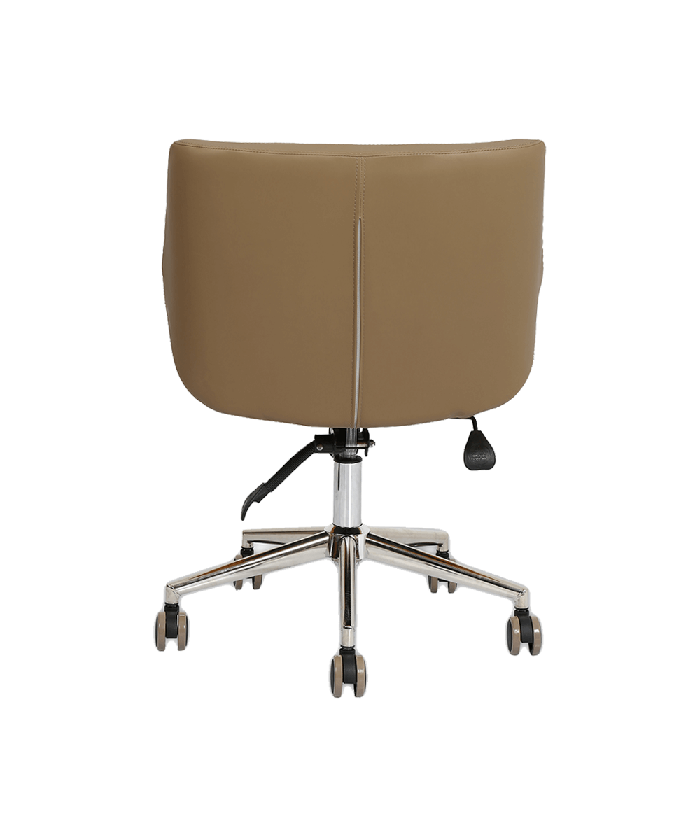 Hunt Mobilya Avor Kahverengi Deri Ofis Çalışma Koltuğu