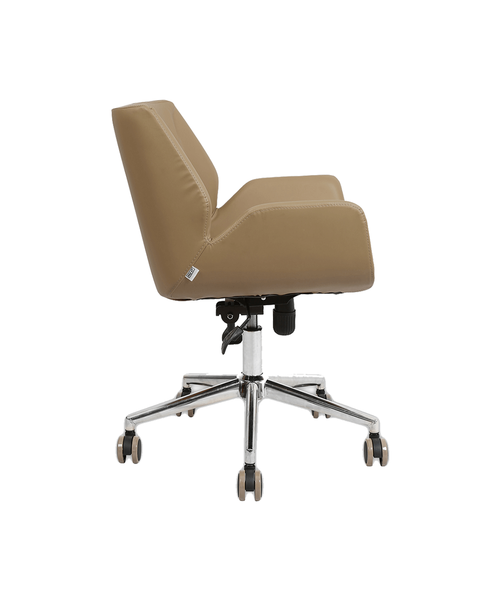 Hunt Mobilya Avor Kahverengi Deri Ofis Çalışma Koltuğu