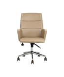 Hunt Mobilya Vaga Krem Deri Ofis Çalışma Koltuğu