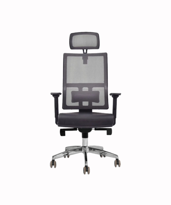 Hunt Mobilya Garah Siyah Deri Ofis Makam Koltuğu