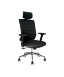 Hunt Mobilya Zapal Siyah Deri Ofis Makam Koltuğu