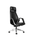 Hunt Mobilya Nuna Siyah Deri Ofis Yönetici Koltuğu