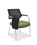 Hunt Mobilya Josa Yeşil Deri Okul Konferans Sandalyesi