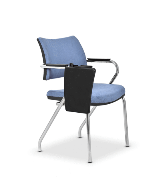 Hunt Mobilya Mara Mavi Kumaş Okul Konferans Sandalyesi