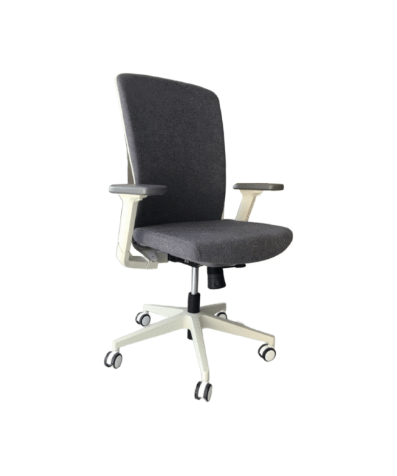 Hunt Mobilya Ginma Gri Kumaş Ofis Çalışma Koltuğu