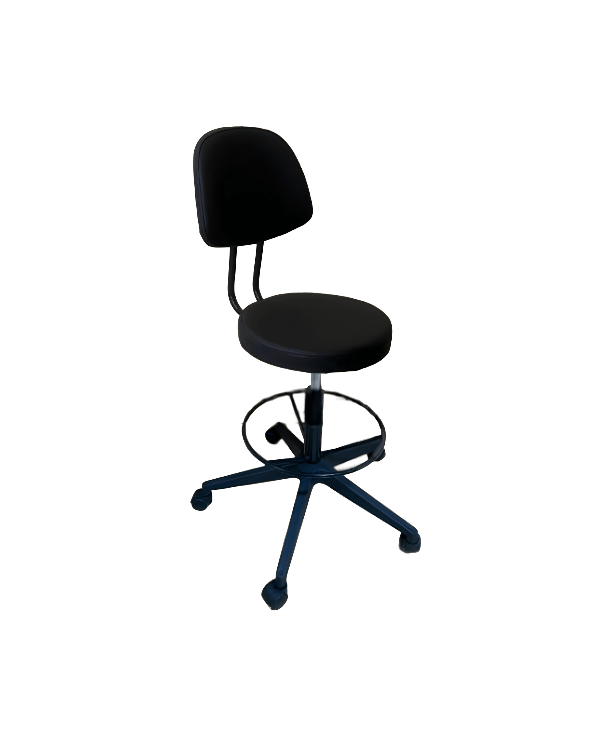 Hunt Mobilya Evol Siyah Deri Kasiyer Koltuğu