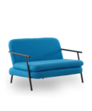 Hunt Mobilya Maro Mavi Kumaş İkili Ofis Kanepesi