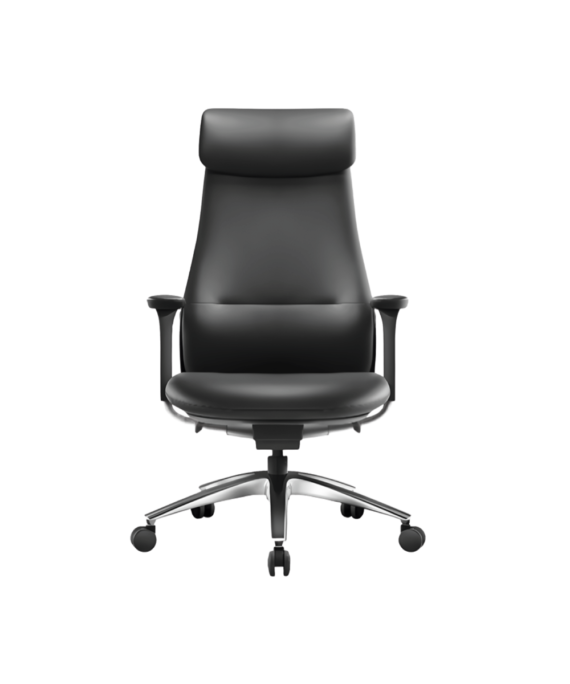 Hunt Mobilya Mipa Siyah Hakiki Deri Ofis Yönetici Koltuğu