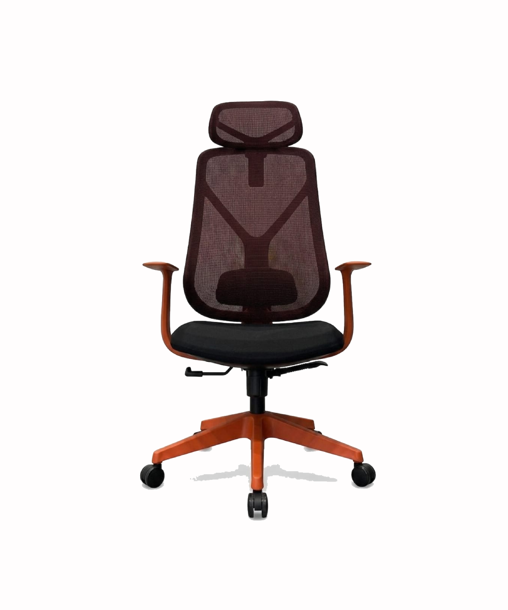 Hunt Mobilya Hoda Turuncu Kumaş Ofis Yönetici Koltuğu