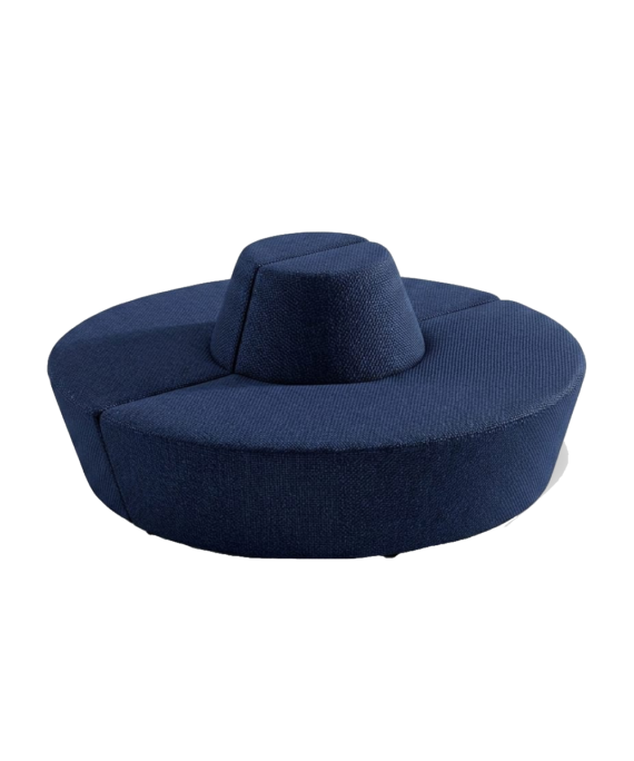 Hunt Mobilya Nika Mavi Kumaş Lobi Bekleme Kanepesi