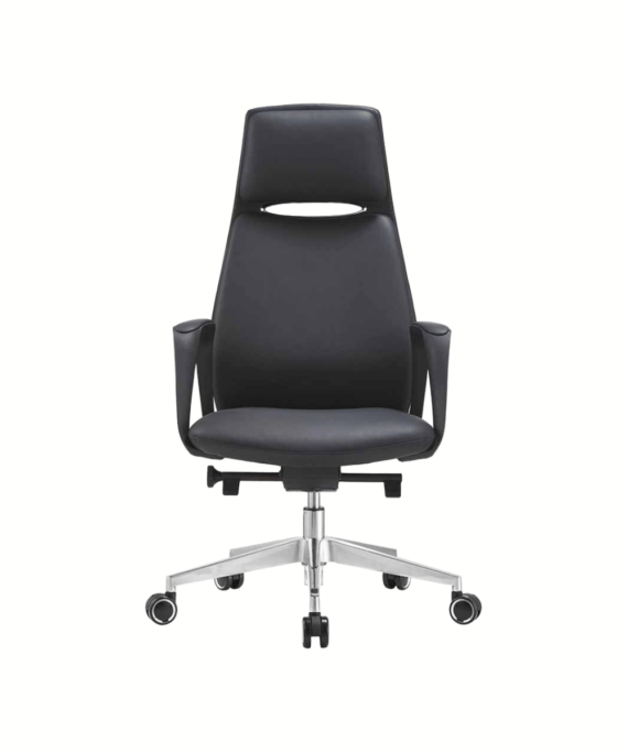 Hunt Mobilya Haju Siyah Deri Ofis Yönetici Koltuğu